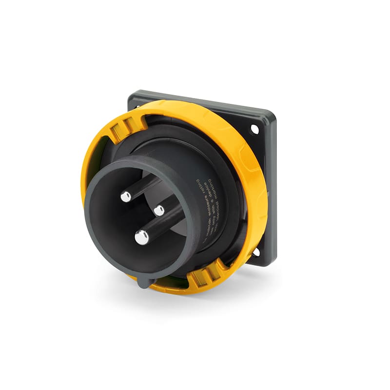 SCAME PARRE - SPINA DA INCASSO 20A 2P 3W 4H IP67 125V