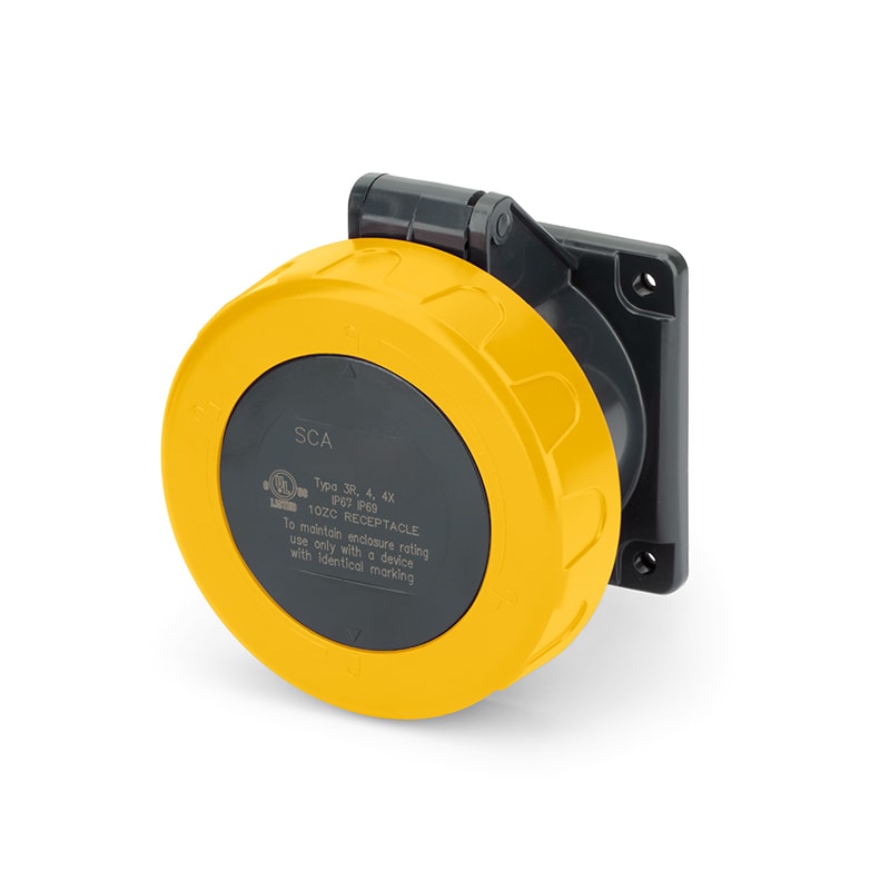 SCAME PARRE - PRESA FISSA 20A 2P 3W 4H IP67 125V