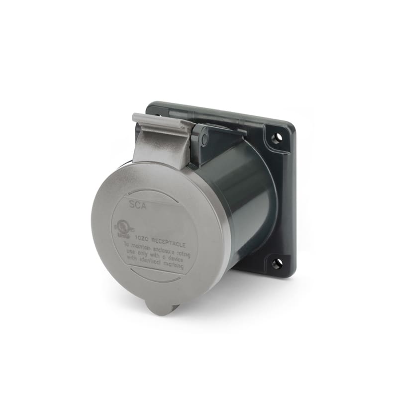 SCAME PARRE - PRESA FISSA 20A 2P 3W 5H IP44 277V