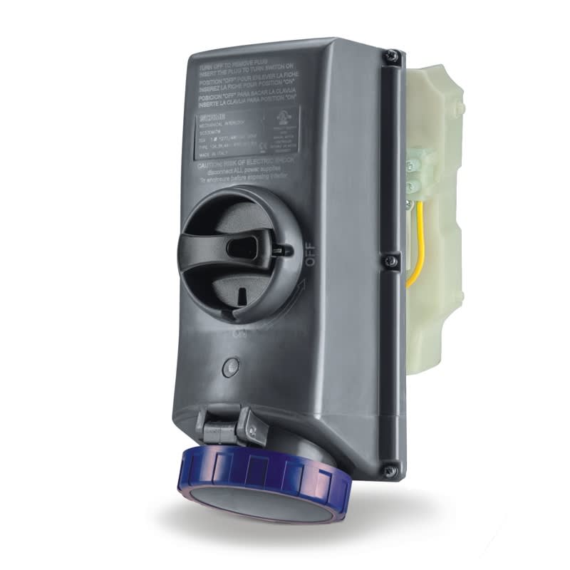 SCAME PARRE - PRESA INTERBL. 30A 2P 3W 6H