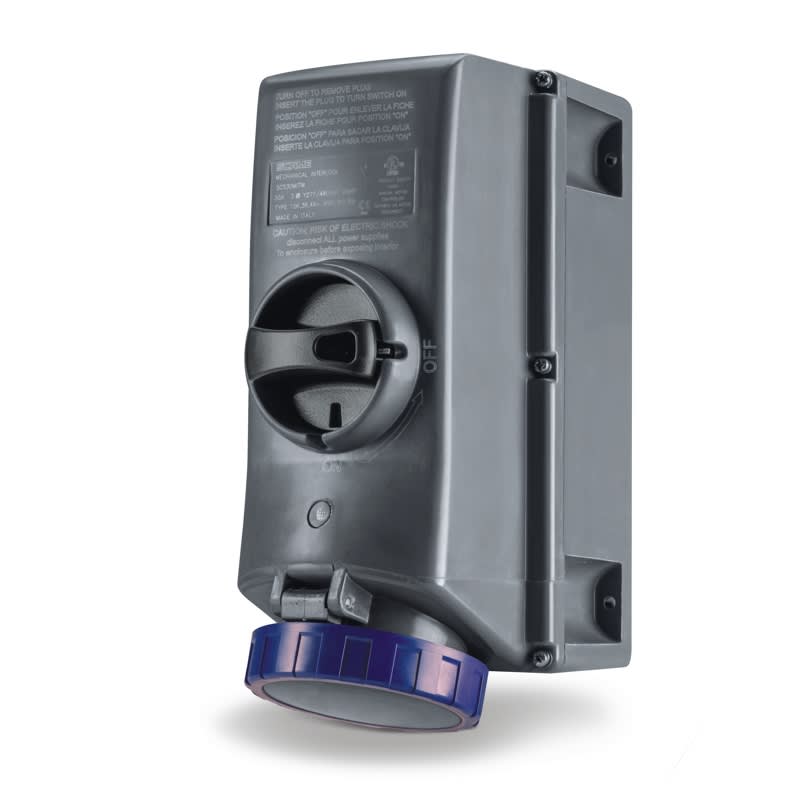SCAME PARRE - PRESA INTERBL. 60A 2P 3W 6H
