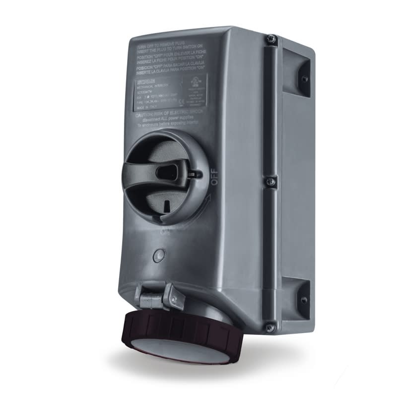 SCAME PARRE - PRESA INTERBL. 30A 4P 5W 5H