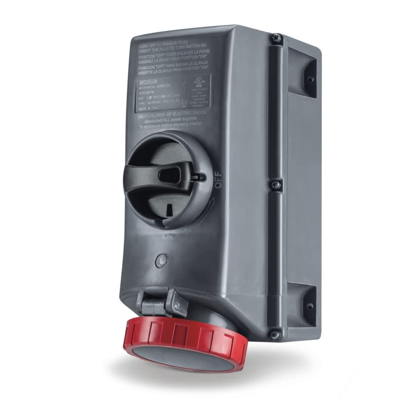 SCAME PARRE - PRESA INTERBL. 60A 4P 5W 7H