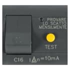 SCAME PARRE - INTERRUTTORE MT/DIFF 1P+N 10A 10MA ANTR. 101.6341.10