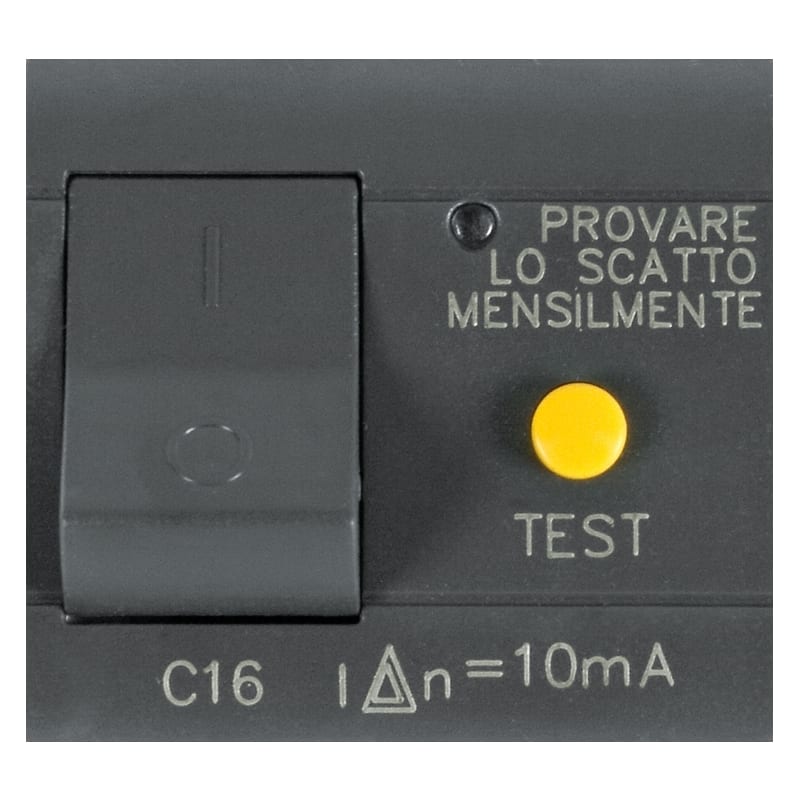 SCAME PARRE - INTERRUTTORE MT/DIFF 1P+N 16A 10MA ANTR.