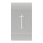 SCAME PARRE - PORTAFUSIBILE GRIGIO PER FUSE 6,3X32 101.6345.G