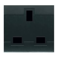 SCAME PARRE - PRESA 2P+T 13A 250V INGLESE ANTRACITE