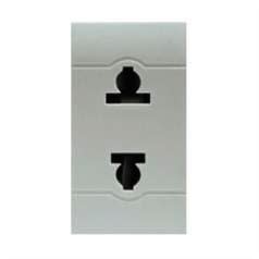 SCAME PARRE - PRESA EUROAMERICANA 10A 250V GRIGIA 101.6423.G