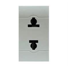 SCAME PARRE - PRESA EUROAMERICANA 10A 250V GRIGIA