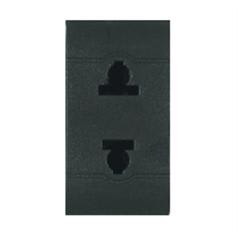 SCAME PARRE - PRESA EUROAMERICANA 10A 250V ANTRACITE 101.6423