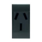 SCAME PARRE - PRESA ARGENTINA 2P+T 10A 250V ANTRACITE 101.6425