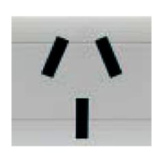 SCAME PARRE - PRESA ARGENTINA 2P+T 20A 250V GRIGIO 101.6426.G