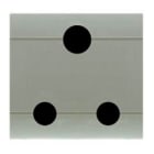 SCAME PARRE - PRESA SUDAFRICANA 16A 2P+T GRIGIA 101.6428.G