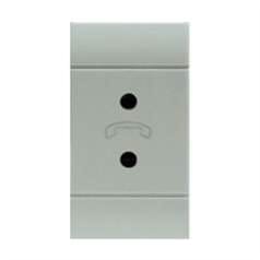 SCAME PARRE - PRESA TELEFONICA SPEC.SIRIA 2P 48V GRIG.