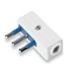 SCAME PARRE - SPINA EXTRAP. AZZURRA 16A BIANCA SFUSA 104.4070-SF