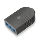 SCAME PARRE - PRESA SERIE AZZURRA 2P+T 16A NERA SFUSA