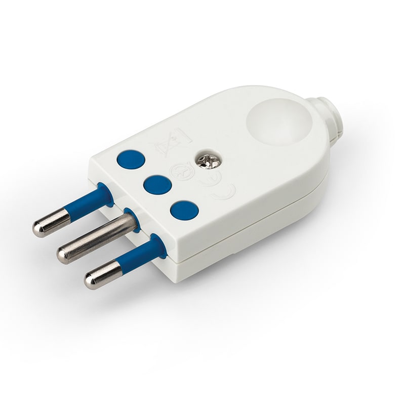 SCAME PARRE - SPINA BLUELINE ORIENTABILE 2P+T 10A BIAN 106.3002