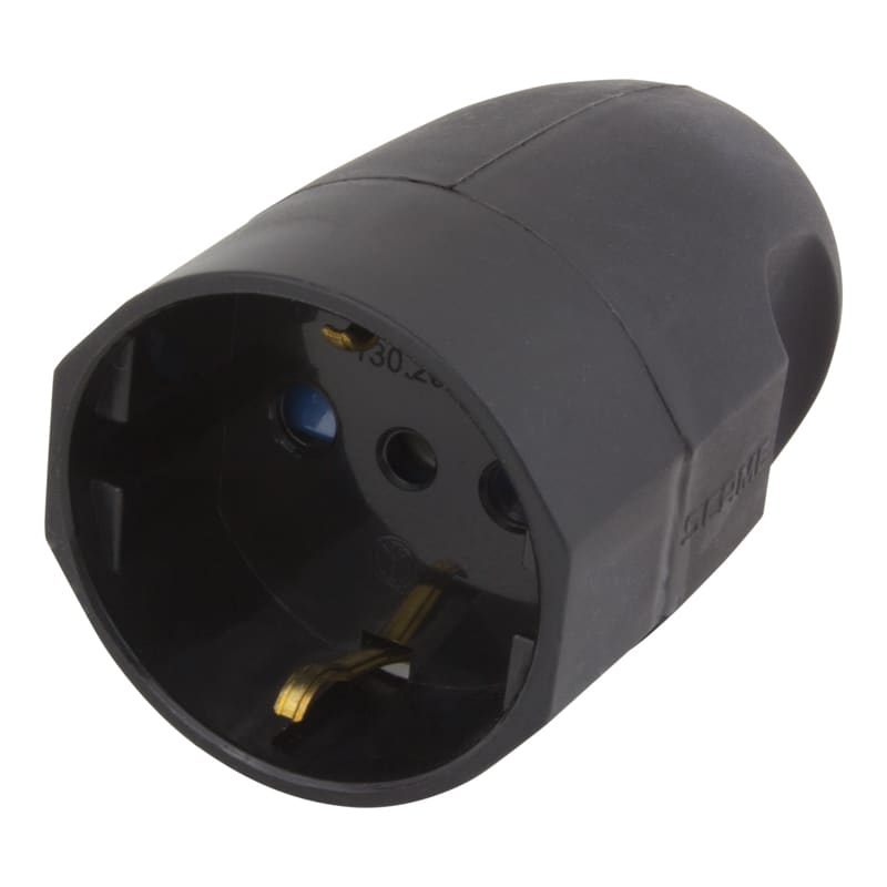 SCAME PARRE - PRESA MOBILE 2P+T 16A P30 NERA