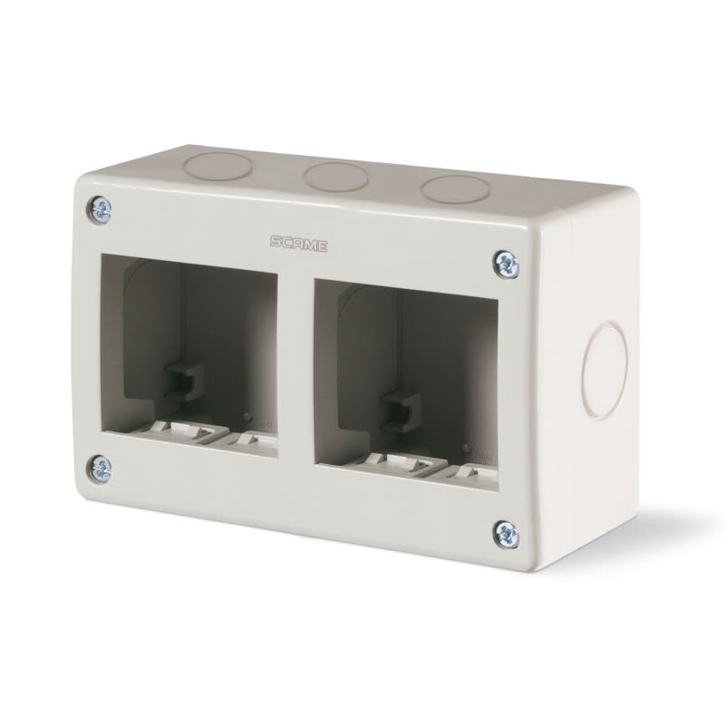 SCAME PARRE - CONTENITORE PORTAFRUTTO PARETE IP40 4MOD 136.4124