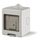 SCAME PARRE - CONT.IP55 1 MOD.+ 1 INT.16A UNIP.