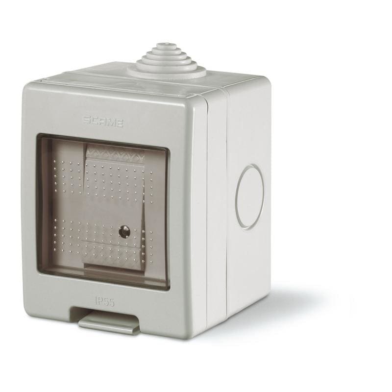 SCAME PARRE - CONT.IP55 1 MOD.+ 1 DEV.16A UNIP.