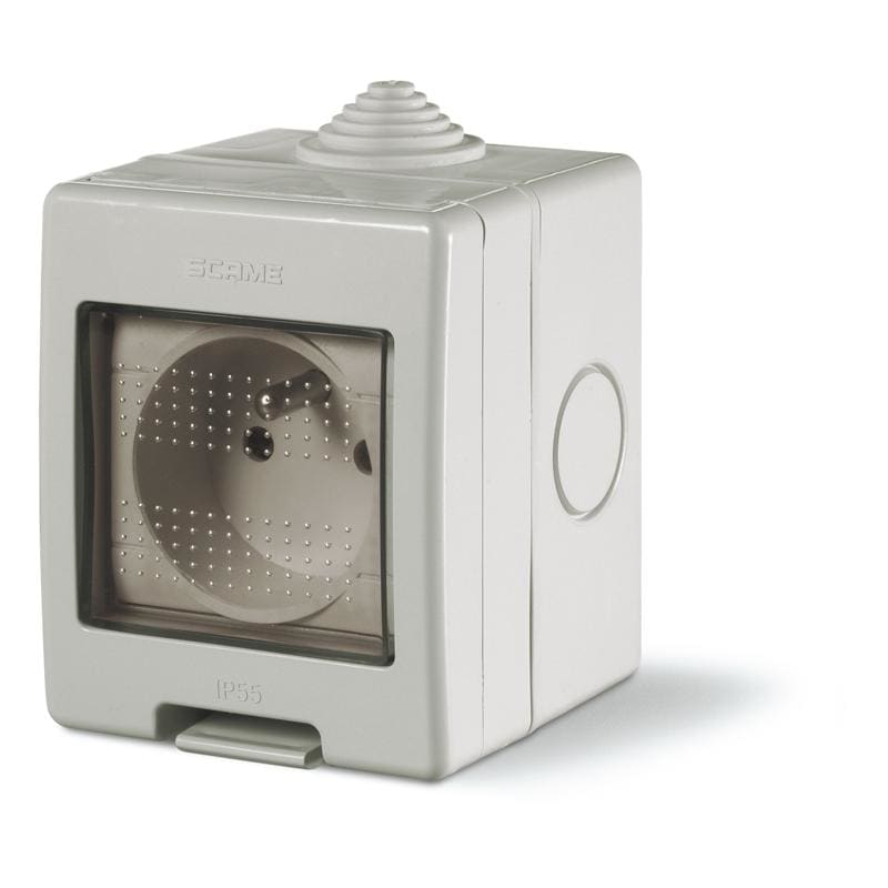 SCAME PARRE - CONT.IP55 2 MOD.+ 1 PR.FRANCESE