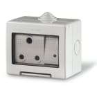 SCAME PARRE - CONT.IP55 3M+1 INT.16A UNIP.+1 PR.UK 15A
