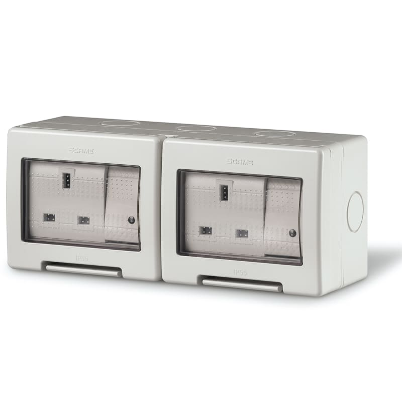 SCAME PARRE - CONT.IP55 3+3M +2 INT.16A UNIP.+2 PR.ING