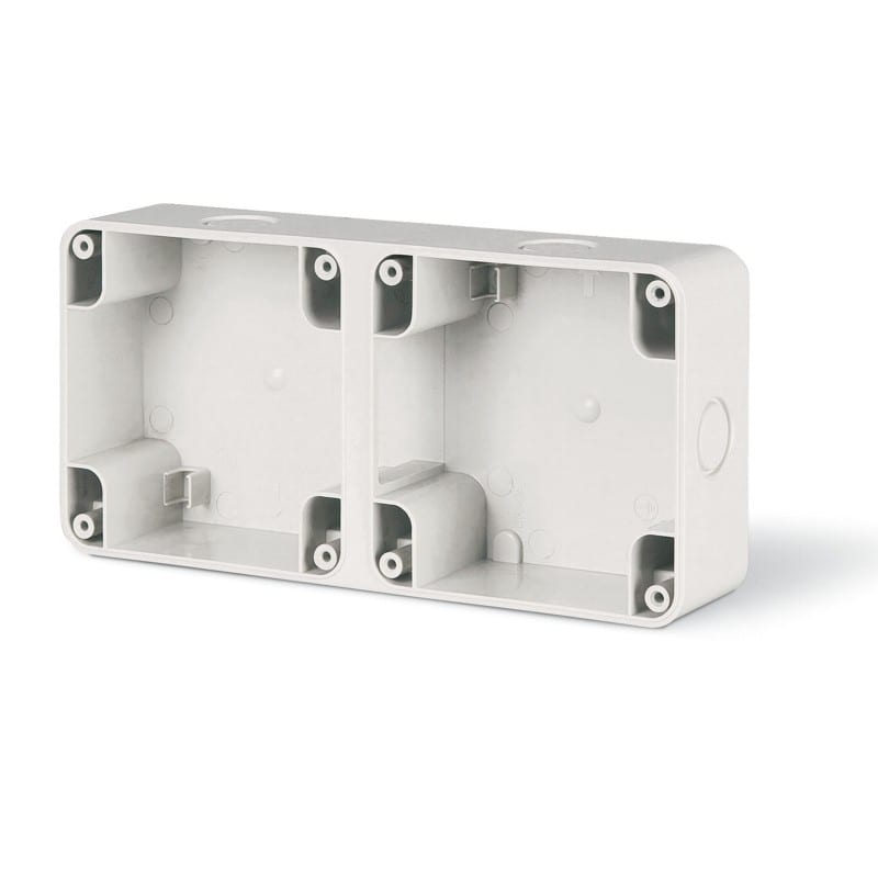 SCAME PARRE - SCATOLA DA PARETE 95X190 MM 2 MODULI