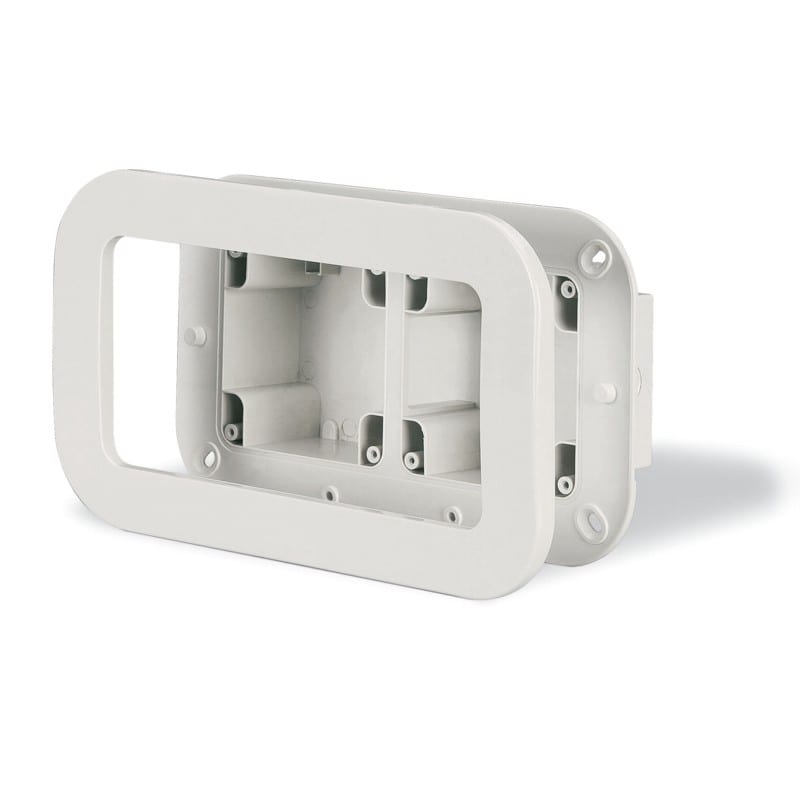 SCAME PARRE - SCATOLA CON CORNICE M95 INCASSO DOPPIA