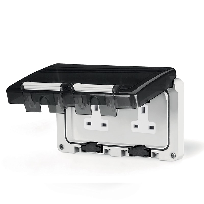 SCAME PARRE - DOPPIA PRESA BS1363 13A INCASSO