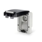 SCAME PARRE - PRESA 2P+T 16A TEDESCA C/SHUTTER INCASSO 137.4507