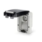 SCAME PARRE - PRESA 2P+T 16A TEDESCA C/SHUTTER INCASSO