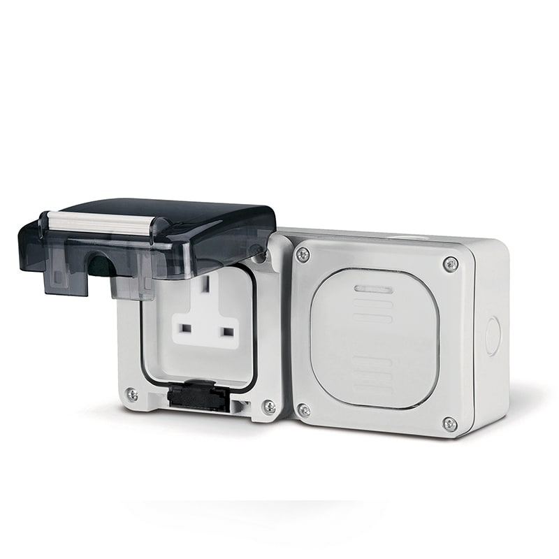 SCAME PARRE - PR.BS1363 13A + INT.BIPOLARE 20A PARETE