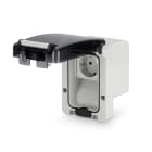 SCAME PARRE - PRESA 2P+T 16A TED. C/SHUTTER PARETE