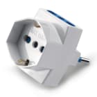 SCAME PARRE - ADATTATORE BLUELINE P40+2 BIV. 2P+T 16A