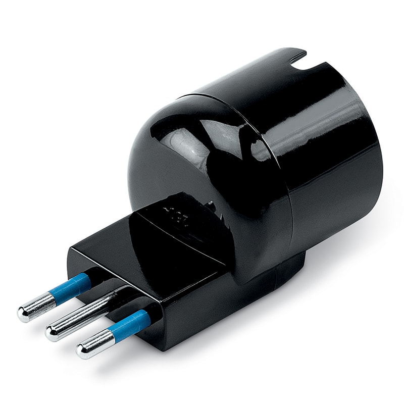 SCAME PARRE - ADATT. SALVASPAZIO S 10A 2P+T P30 NERO 146.661/N