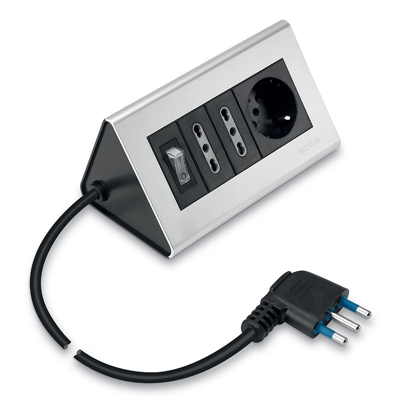 SCAME PARRE - MULTIPRESA 2XBIV+1XP30 - NERA