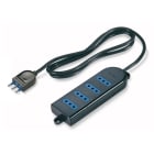 SCAME PARRE - PRESA QUADR.LA 10A C/CAVO NR. 160.219/C-N