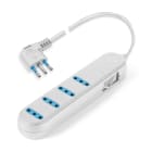 SCAME PARRE - PRESA MULTIPLA INT. 10A CON CAVO E SPINA 160.251/C