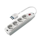 SCAME PARRE - PRESA PLURISTANDARD 4 USCITE C/INT.+CAVO