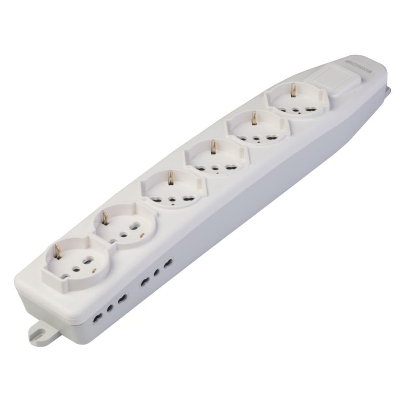 SCAME PARRE - PRESA PLURISTANDARD 6+4 USCITE 161.60500.R