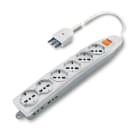 SCAME PARRE - PRESA PLUR. 6+4 USCITE + INT. C/CAVO
