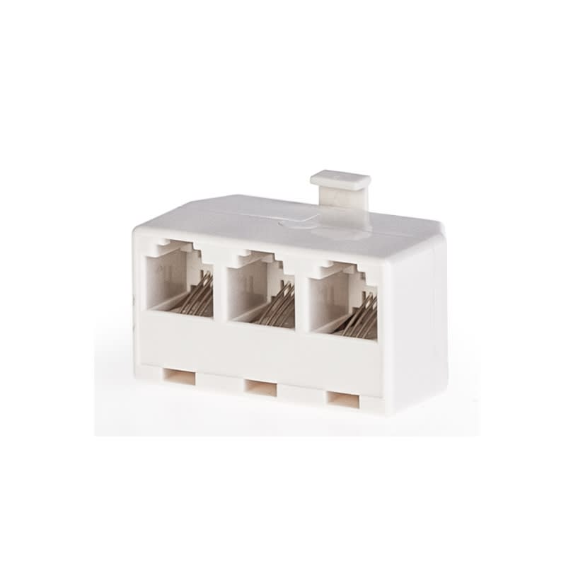 SCAME PARRE - TRIPLICATORE AVORIO PLUG 6/4 180.799