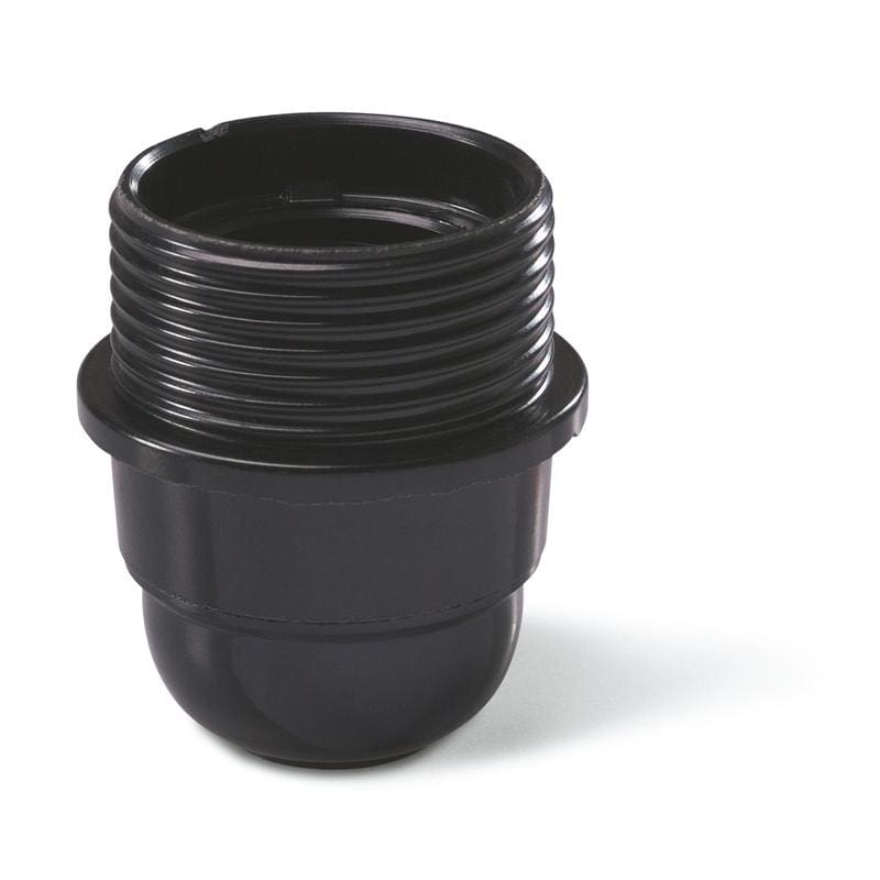 SCAME PARRE - PORTALAMPADA E27 F/S CPF NERO