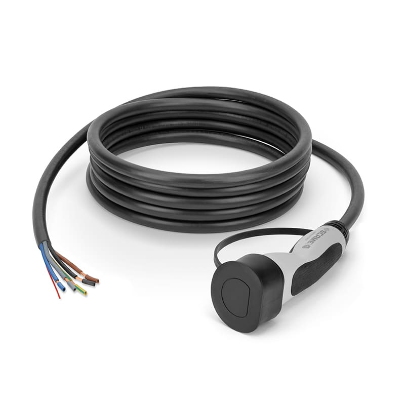 SCAME PARRE - CAVO DI RICARICA T2 20A 1P 5M SFIOCCATO