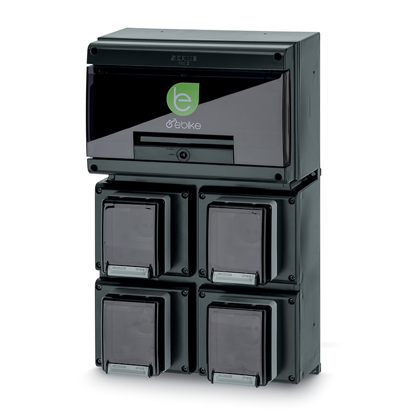 SCAME PARRE - CENTRALINO 4 PRESE P40 16A 230VAC 3,7KW 204.UB41S-EB