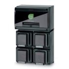 SCAME PARRE - CENTRALINO 4 PRESE P40 16A 230VAC 3,7KW 204.UB41S-EB