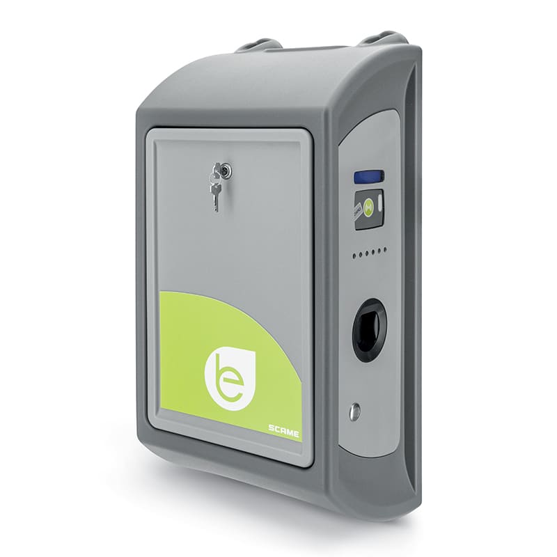 SCAME PARRE - DUAL WALLBOX 2 PRESE C/BLOCCO T2 22KW 204.WD23B-T2T2ME