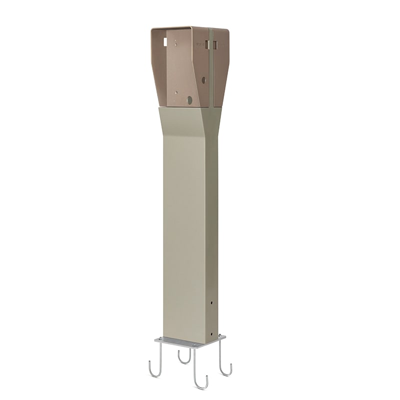 SCAME PARRE - KIT SUPPORTO DOPPIO FISSAGGIO A ZANCHE
